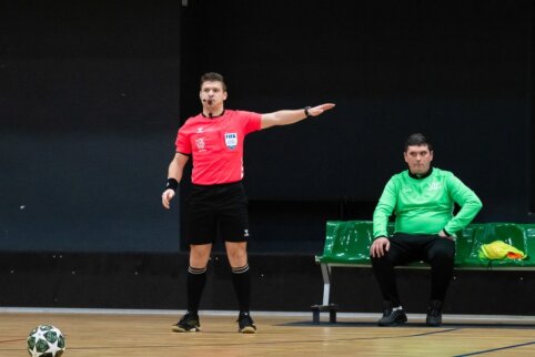 Lietuvos teisėjas dirbs UEFA futsal Čempionų lygos pagrindinio etapo turnyre