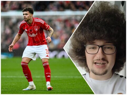 Po svarbių lygiųjų prieš „Man Utd“ – „Nottingham Forest“ gynėjo N. Williamso žinutė iššūkį vykdančiam fanui