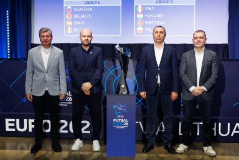 Kaip Europos futsal čempionato burtus įvertino rinktinių treneriai?