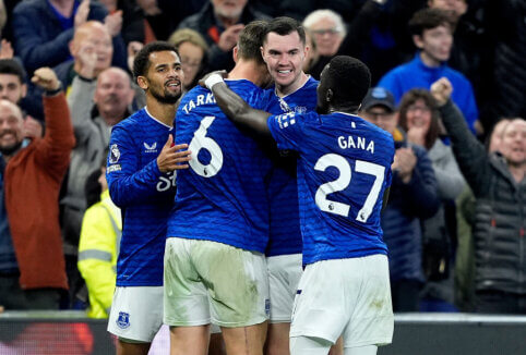 „Everton“ palaužė „Fulham“, „West Ham“ įgauna pagreitį