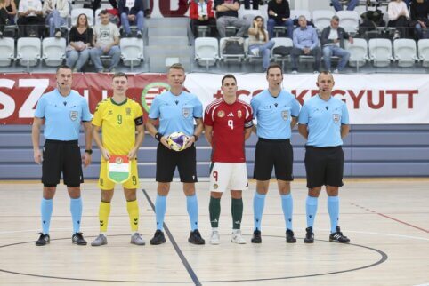 Antrasis lietuvių ir vengrų rinktinių susitikimas baigėsi lygiosiomis