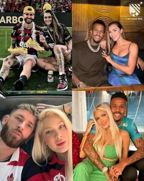 Brazilų žaidėjai „apsikeitė“ žmonomis