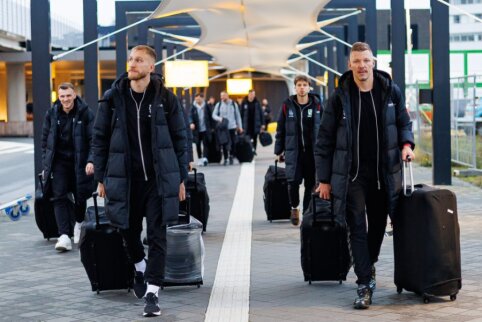 Lietuvos rinktinė pasiekė Amsterdamą