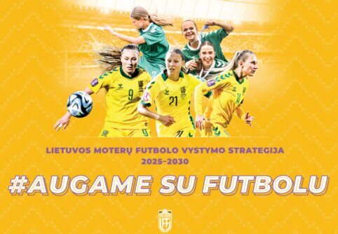 Pristatoma Lietuvos moterų futbolo vystymo strategija „Augame su futbolu“