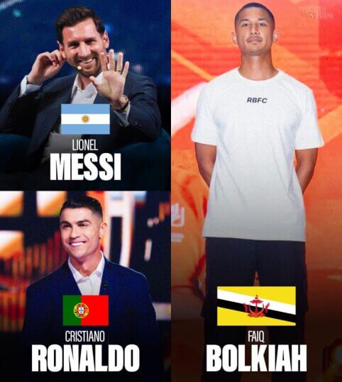 Nei L. Messi, nei C. Ronaldo turtais neprilygsta F. Bolkiah