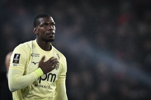 P. Pogba debiutas pažymėtas karčiu „Monaco“ klubo pralamėjimu