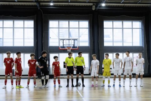 Lietuvos futsal U-15 vaikinų rinktinė sužaidė dvejas draugiškas rungtynes su Lenkijos klubu