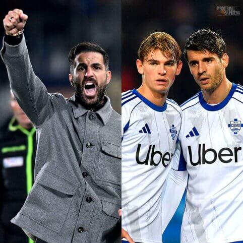 C. Fabregasas toliau demonstruoja stebuklus Italijoje