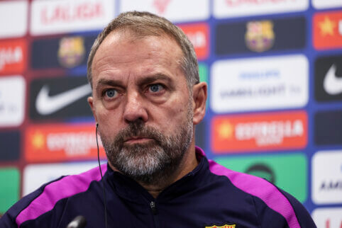 H. Flickas: „Didžiuojuosi „Barcelona“ žaidėjais dėl puikaus pasirodymo“