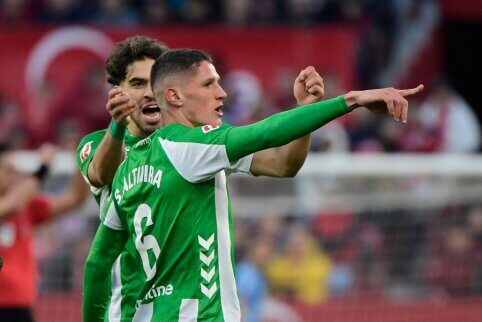 „Real Betis“ Sevilijos derbyje dar kartą nugalėjo „Sevilla“ klubą