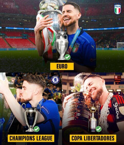 Jorginho pirmasis istorijoje laimėjo tris prestižinius turnyrus