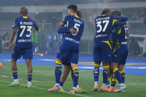 „Verona“ nugalėjo tragiškai Italijoje atrodančią „Atalanta“ komandą