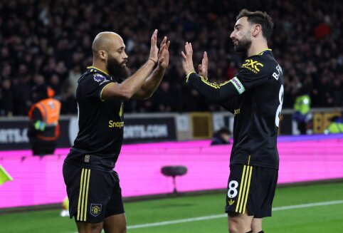 „Man Utd“ užtikrintai susitvarkė su „Wolves“