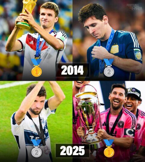 Po 11 metų L. Messi atsiskaitė su T. Mulleriu