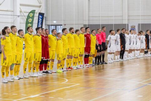 Futsal rinktinė dalyvaus kontroliniame keturių komandų turnyre Čekijoje