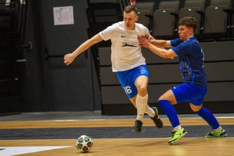 Futsal A lygos 13 turas: lygi lyderių kova ir permainos Gargžduose