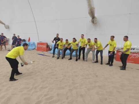 Klaipėdoje vykusiame STIKLITA Lietuvos paplūdimio futbolo žiemos taurės turnyre – šeimininkų triumfas