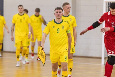 Turnyrą Čekijoje futsal rinktinė pradėjo nesėkme