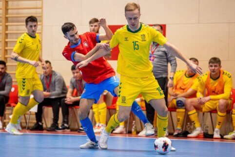 Futbolininkų mintys po mačo Čekijoje: „Pralaimėjome, liūdna, bet nežaidėme prastai“