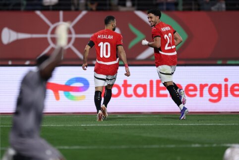 Afrikos taurėje O. Marmousho ir M. Salah įvarčiai leido įveikti Zimbavės rinktinę