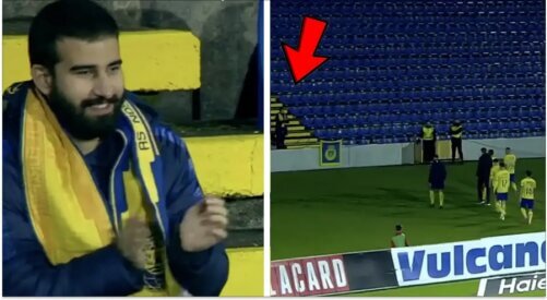 Tai bent ištikimybė: Portugalijos ekipos gerbėjas vienintelis įveikė tūkstantį kilometrų