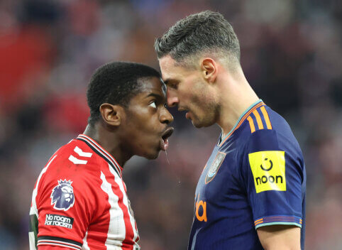 Kongo rinktinės saugas gestu parodė, kas jam padeda išvengti traumų