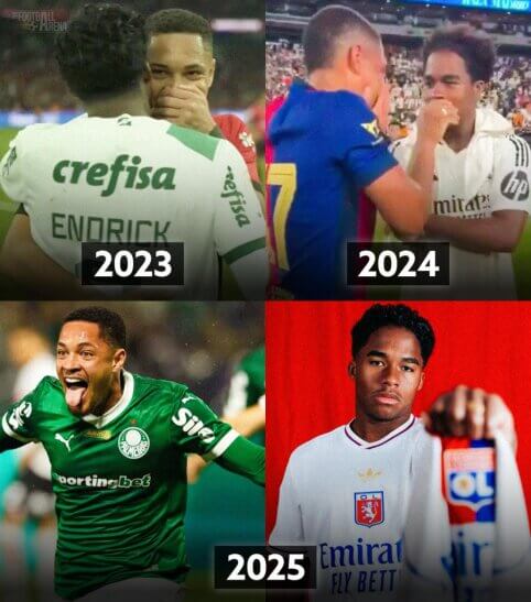 Endrickas mėgins, kaip ir bičiulis V. Roque, atgaivinti karjerą