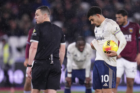 „Nottingham“ pagilino „West Ham“ duobę