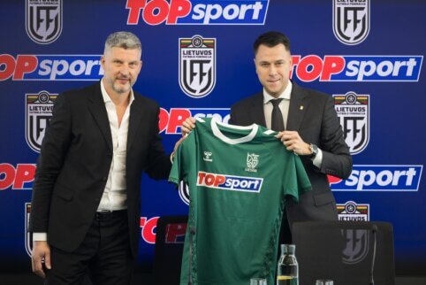 Džiugios metų pradžios naujienos: pratęsta sutartis su generaliniu LFF rėmėju TOPsport
