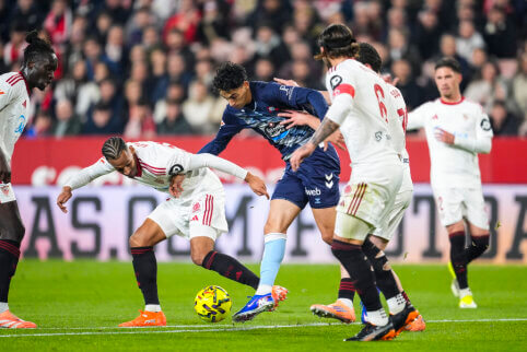 „Sevilla“ tęsia tragiškus pasirodymus Ispanijos lygoje