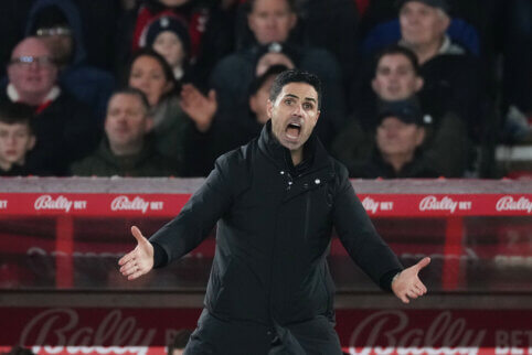 „Arsenal“ liko be pergalės „Forest“ tvirtovėje