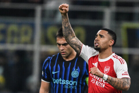 Čempionų lyga: „Arsenal“ parbloškė ir Milano ekipą