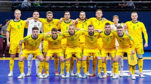 Lietuvos futsal rinktinė Europos čempionatą pradėjo lygiosiomis prieš čekus