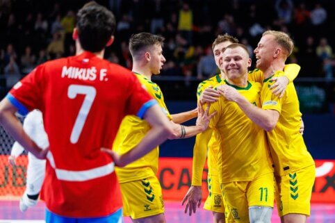 Pirmojo Lietuvos rinktinės įvarčio autorius E. Baranauskas: „Visko šioje grupėje dar gali nutikti“