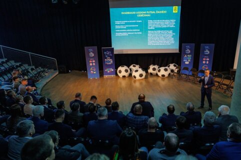 Prieš futsal čempionato startą surengtas susitikimas su savivaldos bei verslo atstovais