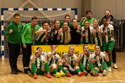 MFA „Žalgiris“–MRU apgynė Lietuvos futsal čempionių titulą