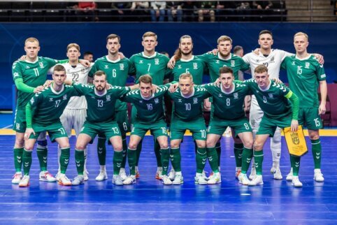 Lietuvos vyrų futsal rinktinė neprilygo ukrainiečiams