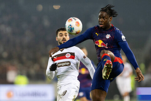 „RB Leipzig“ pačioje pabaigoje išleido pergalę prieš „St. Pauli“ klubą