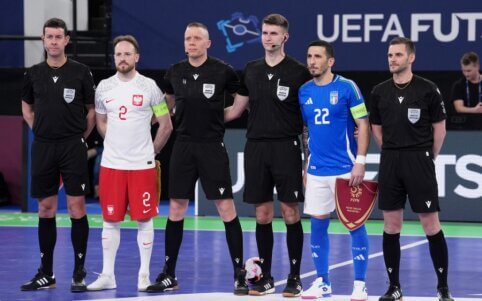 Europos futsal čempionato septinta diena: aidėjo D. Norkaus švilpukas