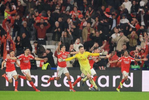 Neįtikėtina: „Benfica“ vartininkas paskutiniu smūgiu išplėšė bilietą į atkrintamąsias bei paliko „Real“ už aštuoneto