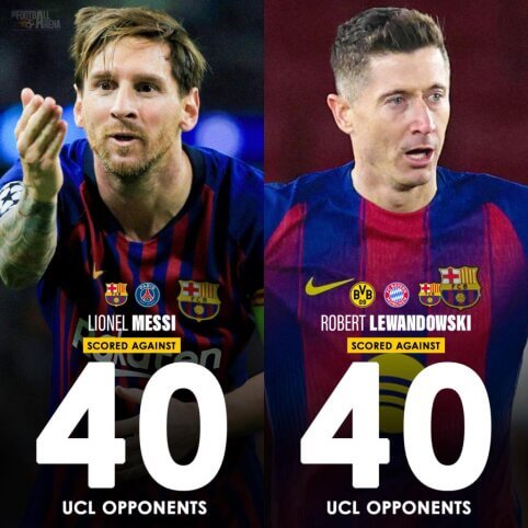 R. Lewandowskis pakartojo L. Messi rekordą