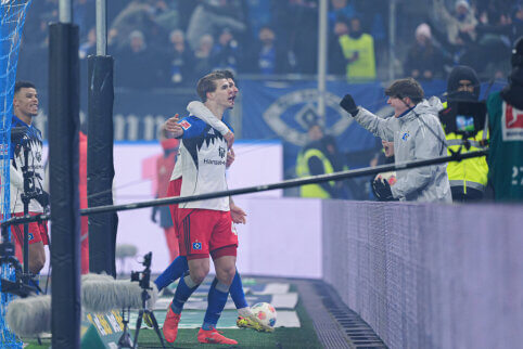 „Bayern“ dar kartą pametė taškus Vokietijoje – pasidarbavo „Hamburger“ klubas