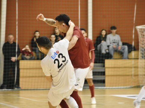 Futsal A lygos, kurią remia TOPsport, 17-asis turas: paaiškėjo pirmoji ketvirtfinalio pora