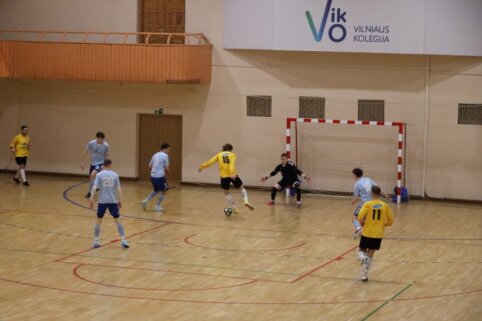 Įsibėgėjo Lietuvos studentų futsalo čempionatas