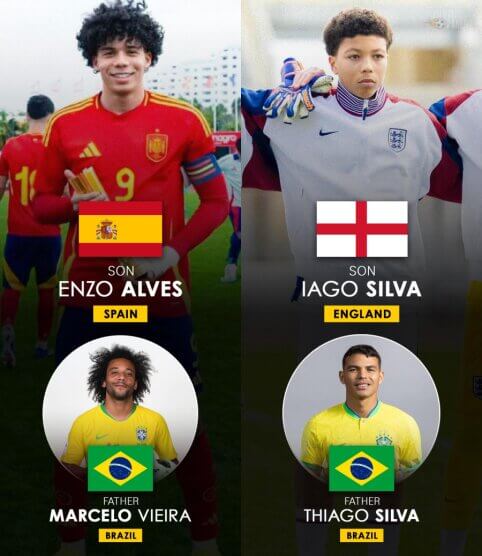 Brazilų atžalos rungtyniauja kitų šalių jaunimo rinktinėse