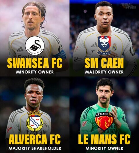 Klubų akcijų įsigiję žaidėjai