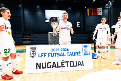 Žalgiriečių mintys po pergalės Gargžduose: „Svarbu buvo susigrąžinti taurę namo“