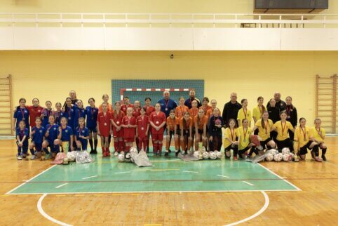 Klaipėdietės triumfavo Lietuvos mergaičių futsalo čempionate