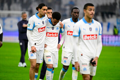 Prastoje atkarpoje esantis „Marseille“ krito Prancūzijos taurėje