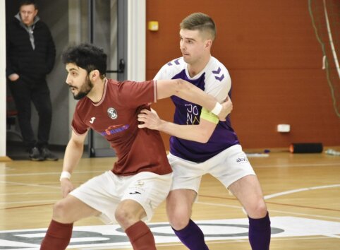Futsal A lyga, kurią remia TOPsport: lemiamų ketvirtfinalio rungtynių prireiks vienoje serijoje
